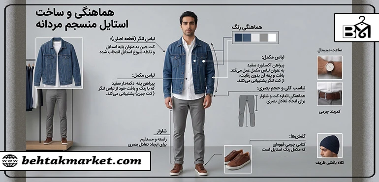 چگونه لباس‌های مردانه را با هم ست کنیم؟ راهنمای ساخت یک استایل هماهنگ