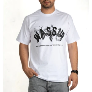 تیشرت نخی مردانه WASSUP