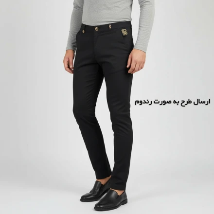 شلوار کتان مردانه طرح دار