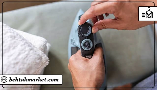 تنظیم دما اتو برای اتو کردن لباس