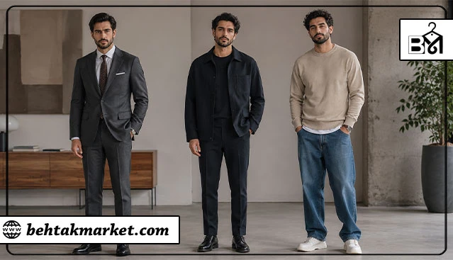 نمونه تفاوت استایل شخصی مردانه در افراد مختلف