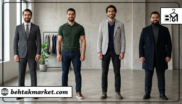 تأثیر فرم بدن در انتخاب لباس مردانه