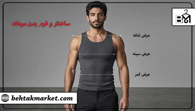 نحوه اندازه‌گیری شانه سینه و کمر برای تشخیص فرم بدن