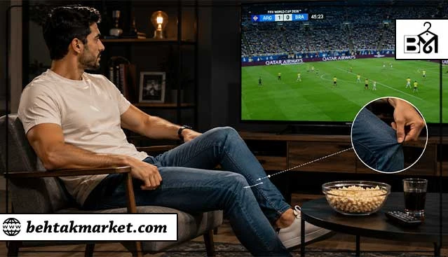 شلوار جین کشسان مردانه برای استایل راحت
