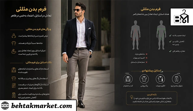 نکات لازم برای انتخاب لباس مناسب فرم بدن مثلثی