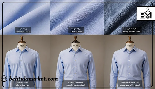 تاثیر جنس پارچه روی نمایش ظاهر اندام