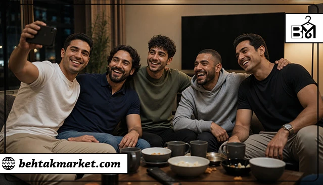 ثبت خاطرات دورهمی فوتبال با استایل کژوال مردانه