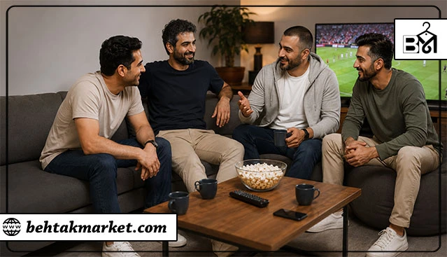 استایل راحت مردانه برای تماشای مسابقات فوتبال
