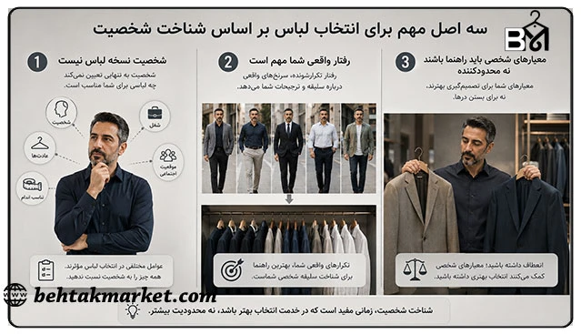 سه نکته اصلی برای انتخاب لباس بر اساس شناخت شخصیت