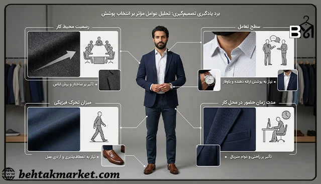 عوامل تعیین‌کننده پوشش کاری مردانه