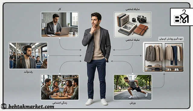 تبدیل سبک زندگی به یک جمله برای تعریف نیاز پوششی