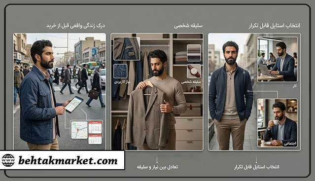 سه اصل اصلی هماهنگ کردن استایل مردانه با سبک زندگی