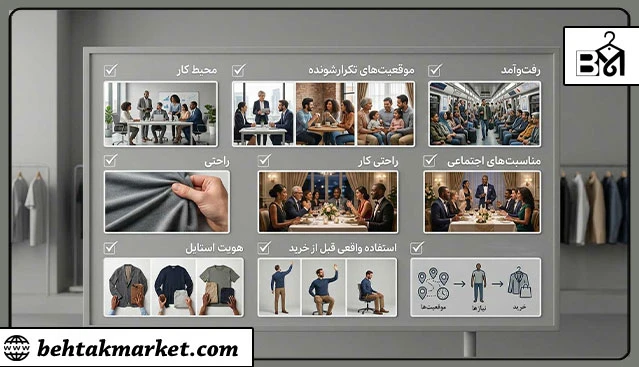 چک لیست سریع برای بررسی هماهنگی استایل مردانه با سبک زندگی