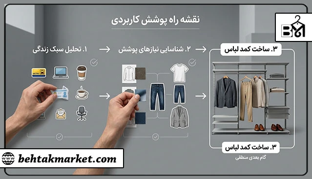 مسیر تبدیل شناخت سبک زندگی به ساخت کمد لباس مردانه