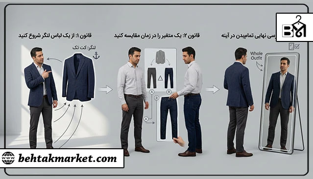 سه نکته طلایی برای ساخت و بررسی سریع استایل مردانه
